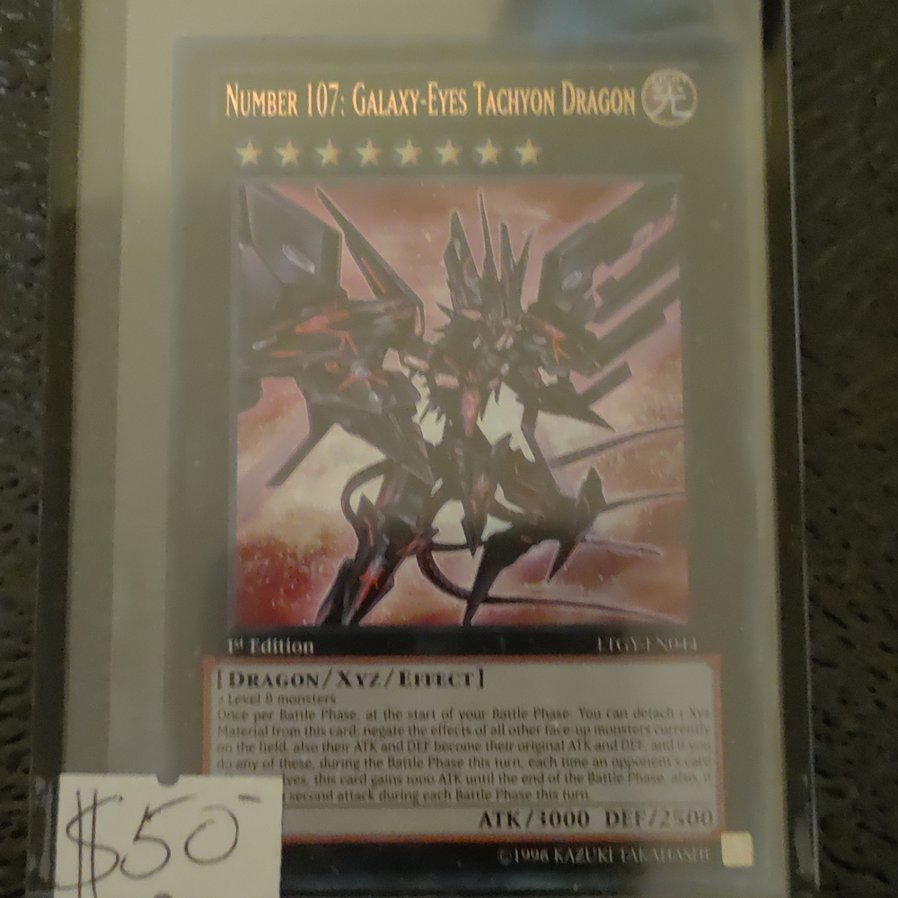 Yu Gi Oh Number 107: Galaxy-Eyes Tachyon Dragon 1st Edition LTGY-EN044